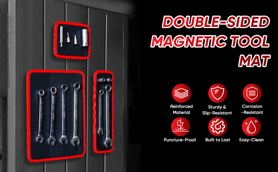Flexible Magnetic Tool Mat