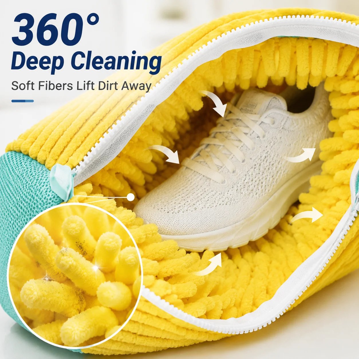 Reusable shoe washing bag for sneakers Reusable shoe washing bag for sneakers