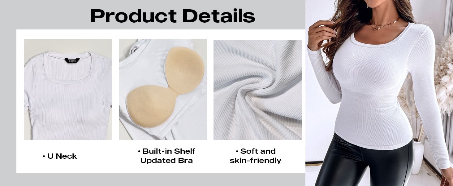 built in bra tops for women