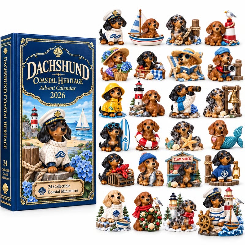 Dachshund Coastal Heritage Advent Calendar