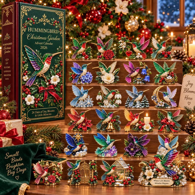 Hummingbird Christmas Garden Advent Calendar 2026