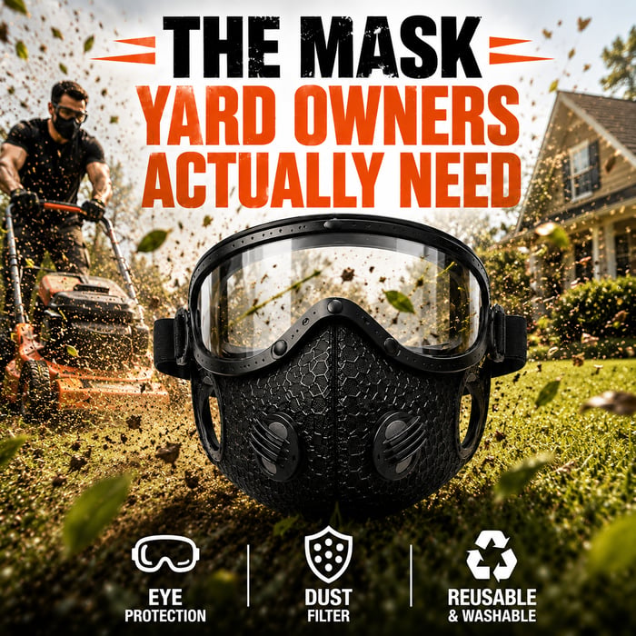 Reusable Carbon Filter Dust Mask – Built for Active Lifestyles