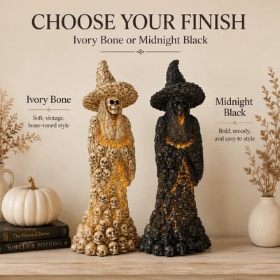 Early Halloween PromotionSkeleton Witch Ornament