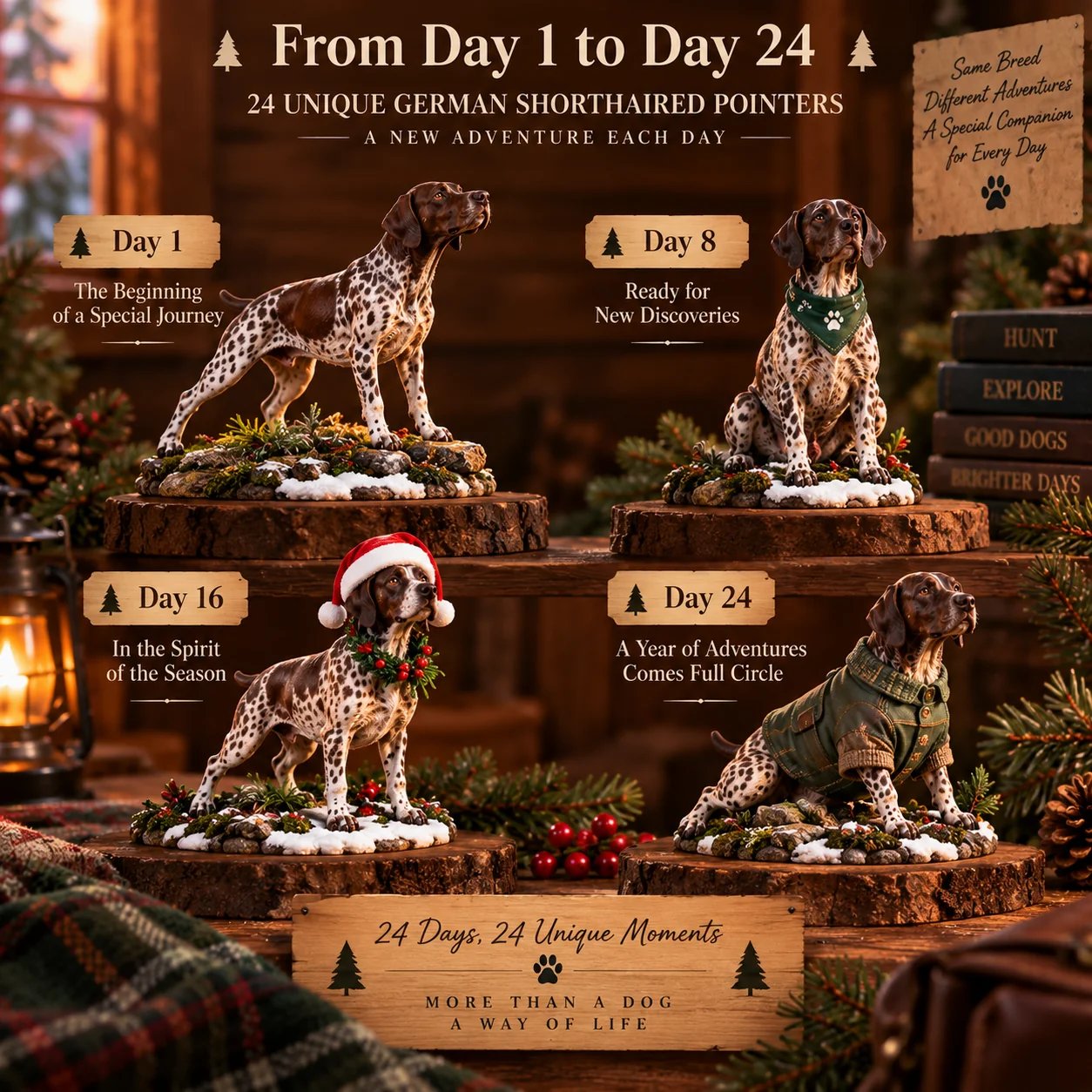 German Shorthaired Pointer 24-Day Advent Calendar view 4