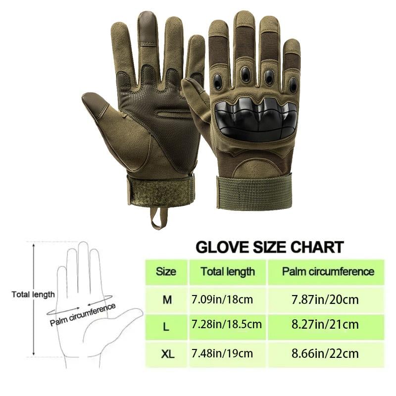 Tactical Full Finger Gloves with Soft Knuckle Protection,Touchscreen,Non-Slip,Breathable,For Outdoor Sports, Motorcycle Riding,Training,Hunting,Men Women,work gloves, father gifts #dealsforyoudays
