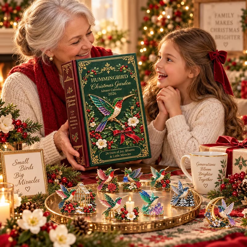 Hummingbird Advent calendar daily reveal