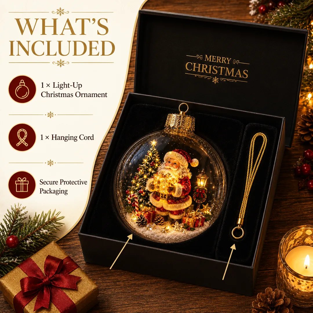 Christmas ornament size specifications
