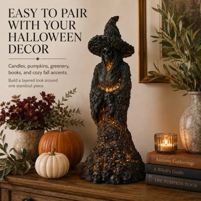 Early Halloween PromotionSkeleton Witch Ornament