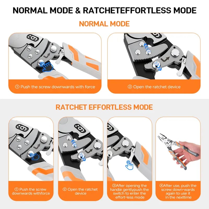 Ratchet locking pliers — product detail 5