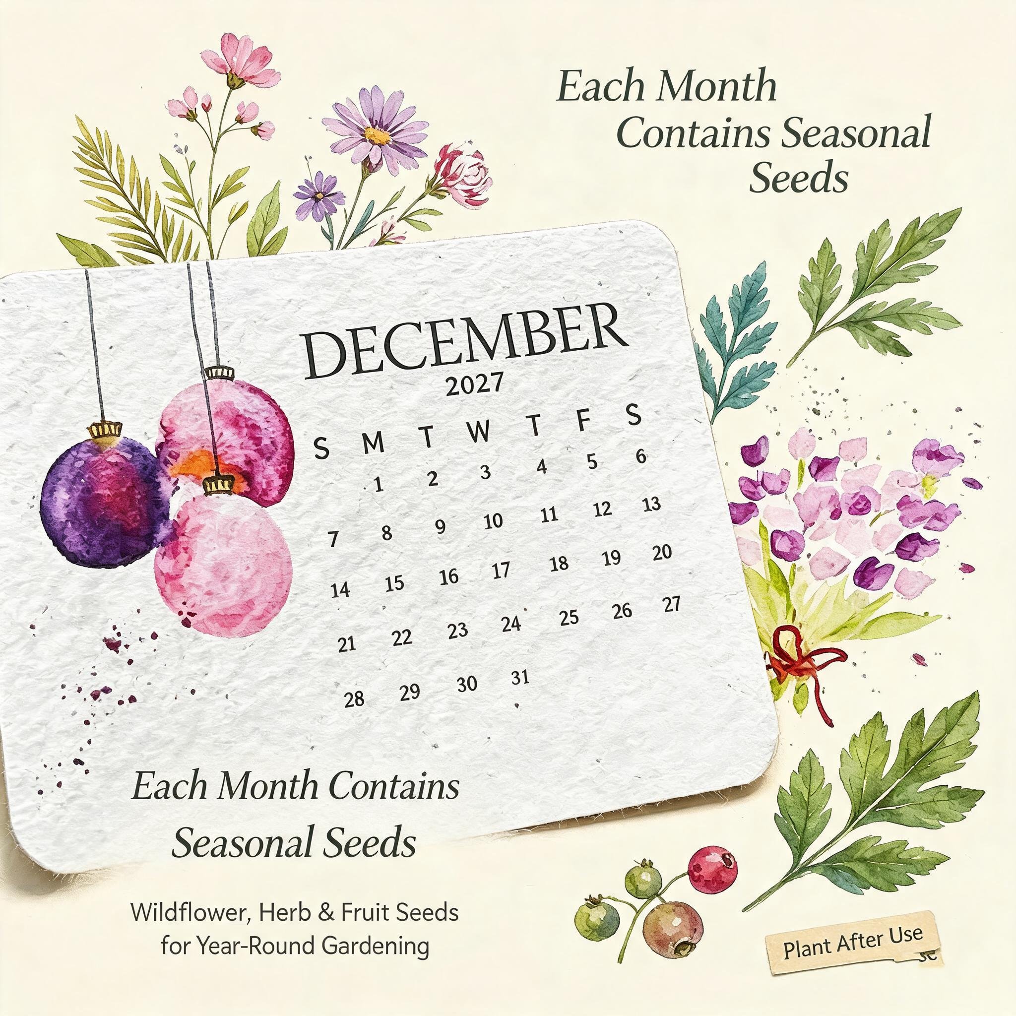 Beginner-friendly plantable seed paper