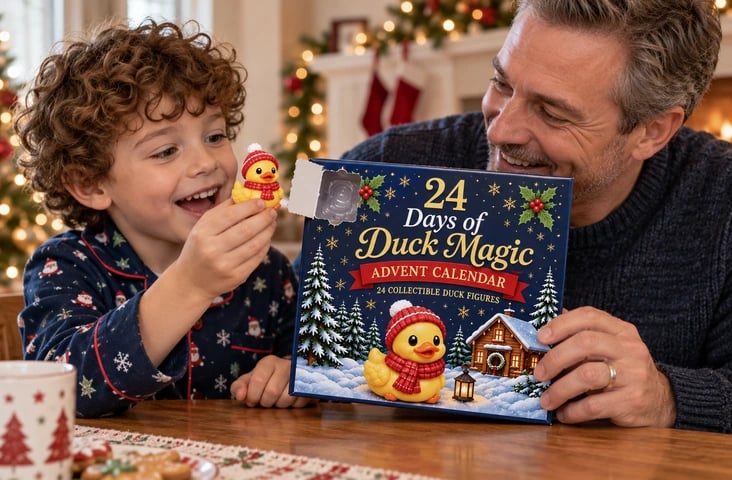 Duck Magic advent calendar daily reveal detail