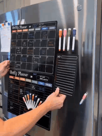 monthly weekly and daily magnetic planner boards