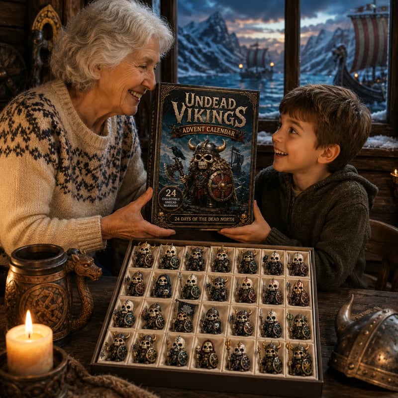 Dark fantasy Viking Advent calendar daily reveal