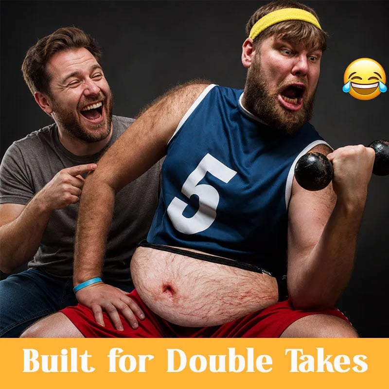 Funny belly novelty bag for photos videos and parties