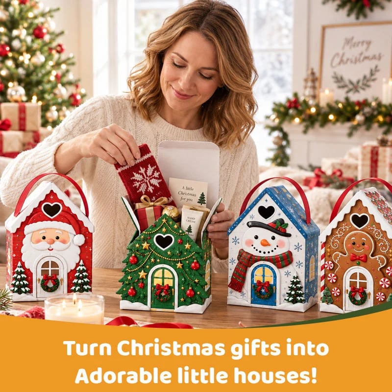 House-shaped gift box