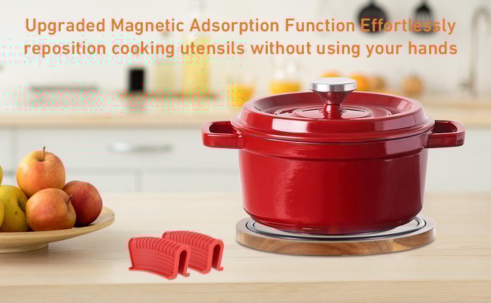 wooden magnetic trivet magnetic trivets for hot pots and pans magnetic pot holder