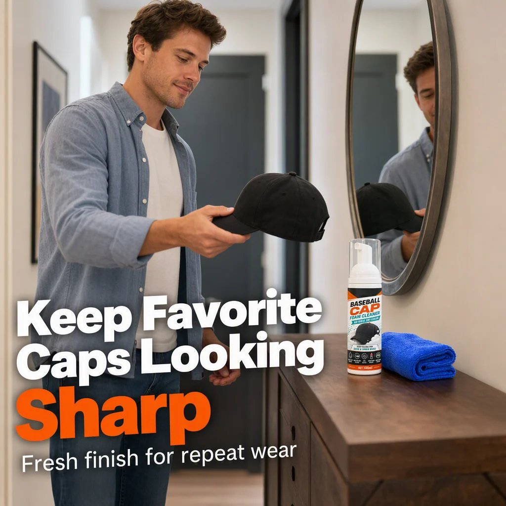 No rinse cap cleaner