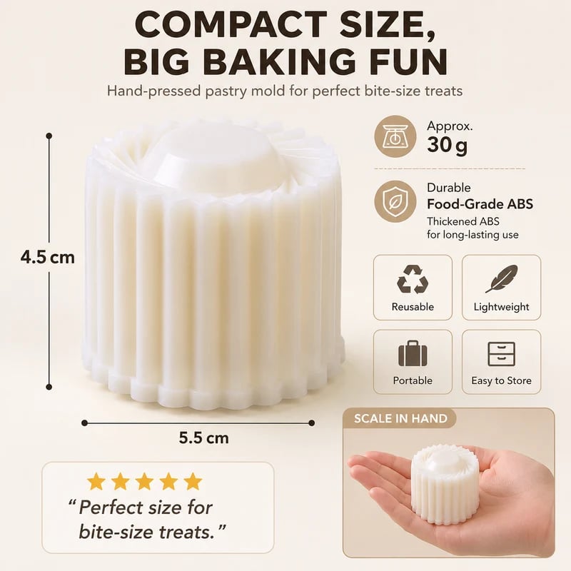 Pastry mould product dimensions