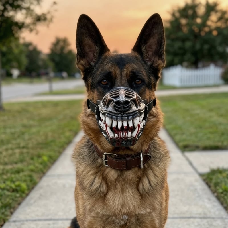 How to measure a dog for the Hellhound Pet Mask