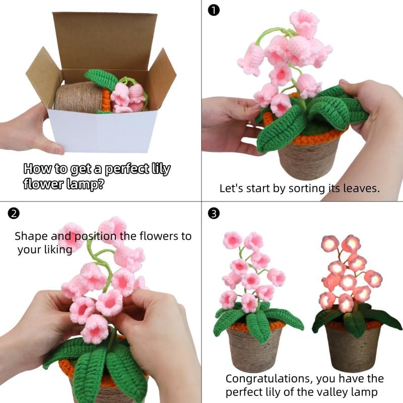Product Introduction of Handmade Crocheted Halloween Lily of the Valley LED Lantern|Multi-color lighting + DIY Spooky Card |Pumpkin Party Prop/Christmas Decor/Heartfelt Valentine's Gifts/Mother’s Day Gift Handmade Flower Lamp Bedside Nightlight 13 Product Introduction of Handmade Crocheted Halloween Lily of the Valley LED Lantern|Multi-color lighting + DIY Spooky Card |Pumpkin Party Prop/Christmas Decor/Heartfelt Valentine's Gifts/Mother’s Day Gift Handmade Flower Lamp Bedside Nightlight 13