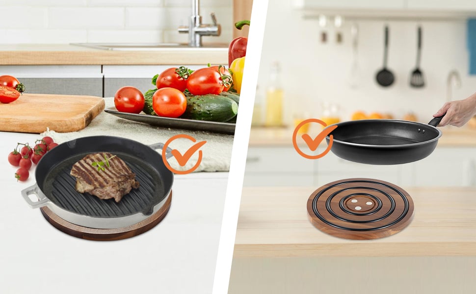 hot pot holder cast iron pot holder le creuset magnetic wooden trivet