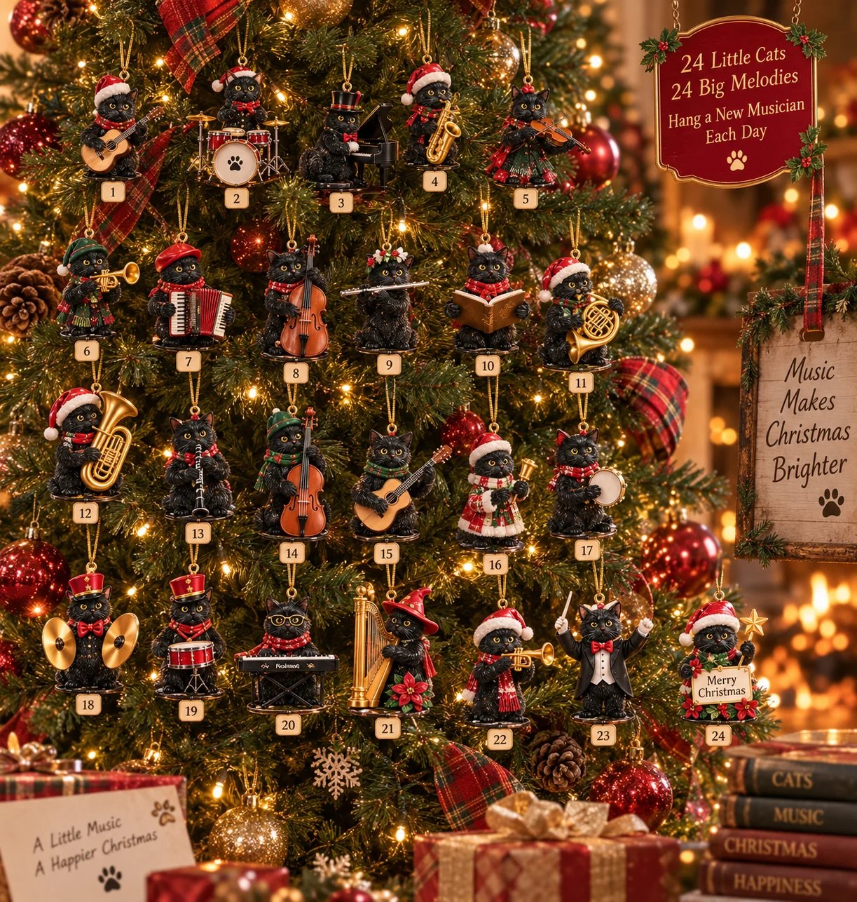 Black Cat Band Advent Calendar