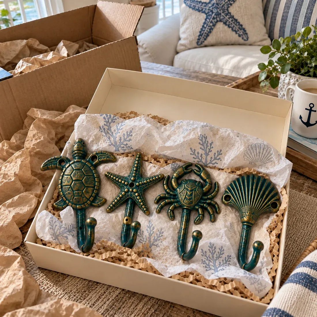 Ocean hook collection unboxing scene